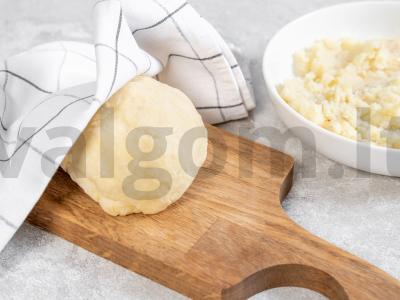 Kystybė su bulvėmis ir pienu Žingsnis 2