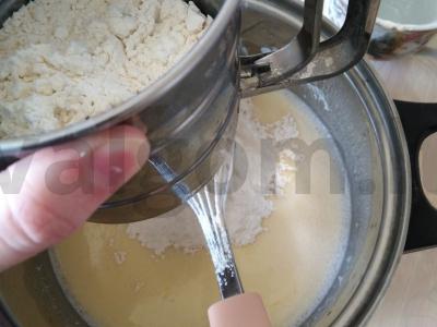 Ažūriniai blynai su faršu Žingsnis 5