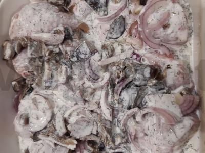 Puiki vištiena grietinės padaže su žolelėmis ir grybais Žingsnis 5