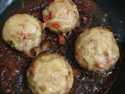 Įdaryti pievagrybiai orkaitėje Žingsnis 8