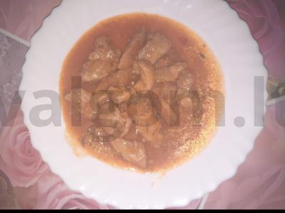 Kiaulienos padažas Žingsnis 3