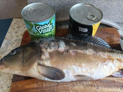 Įdarytas karpis garuose Žingsnis 1