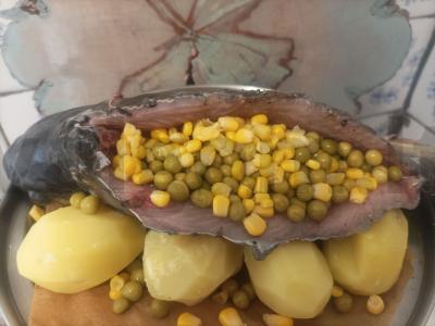 Įdarytas karpis garuose Žingsnis 3