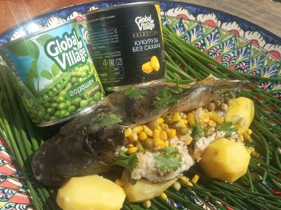 Įdarytas karpis garuose pagrindine nuotrauka