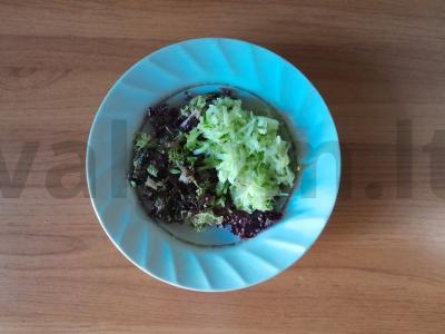 Dietinis salotas su kefyru Žingsnis 3