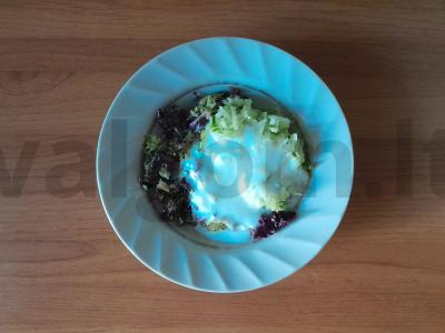 Dietinis salotas su kefyru Žingsnis 4