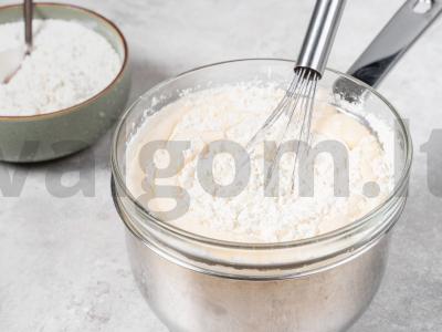 Namų biskvitiniai pagrindai Žingsnis 2