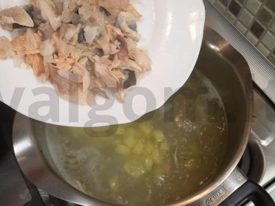 Lašišų galvos sriuba „Galošė“ Žingsnis 4