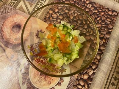 Kruasanai „Fatal“ su kiauliena, daržovėmis ir sūriu Žingsnis 3