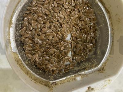 Naudingas pusryčių patiekalas iš linų Žingsnis 1