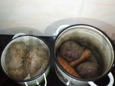 Vinegretas su jūros kopūstais Žingsnis 1