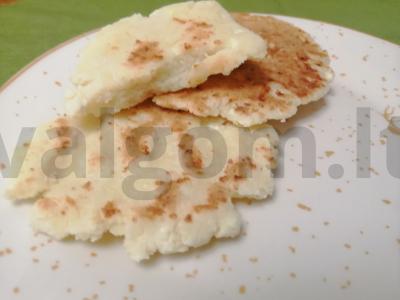 Sūrio blynai „Dietiniai“ Žingsnis 5