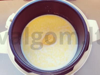 Naudingas kukurūzų košė lėtoje viryklėje Žingsnis 1