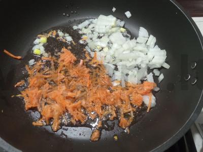 Makaronai su moliūgu ir žuvimi Žingsnis 1