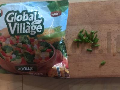 Kiaušiniai su daržovėmis ir žaliu svogūnu Žingsnis 3