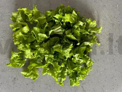 Agurkų ir burokėlių salotas Žingsnis 3