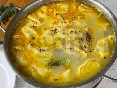 Sriuba su sūrio ritiniais Žingsnis 10