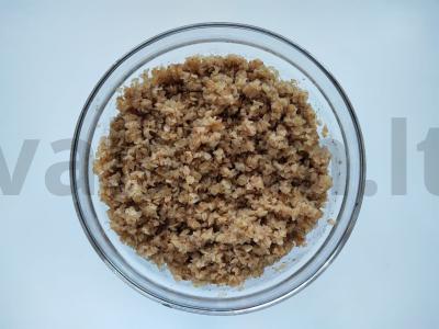 Grikių dribsniai su kokosų pienu Žingsnis 2