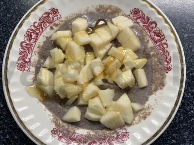 Lino košė su kriauše pagrindine nuotrauka