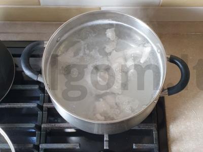 Vasaros sriuba su kalakutienos mėsa Žingsnis 1