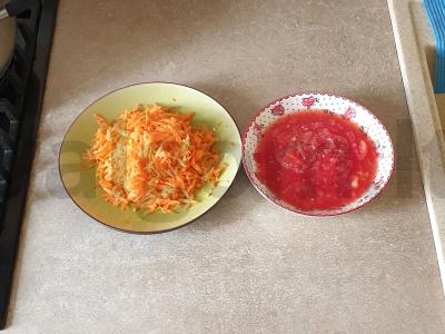 Vasaros sriuba su kalakutienos mėsa Žingsnis 4