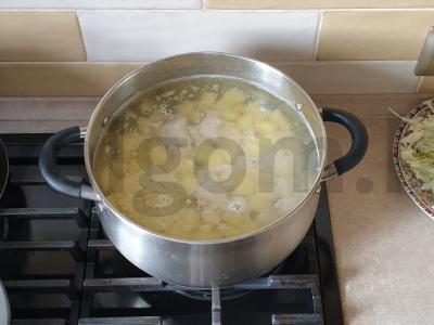 Vasaros sriuba su kalakutienos mėsa Žingsnis 6