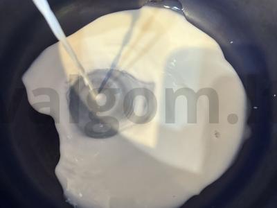 Kefyro mielinė tešla su rauginiu Žingsnis 1