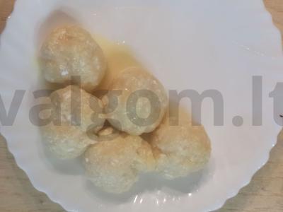 Patingėlių virtinukai su saldžiuoju pienu Žingsnis 4