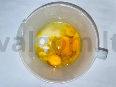 Kvapnus figų ir migdolų tortas Žingsnis 1