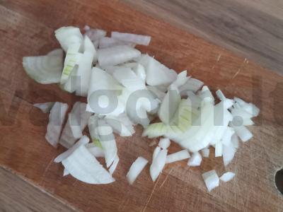 Rizoni su midijomis grietinėlės padaže Žingsnis 1