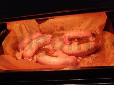 Aštuoni daržovės su kalakutienos dešrelėmis Žingsnis 1