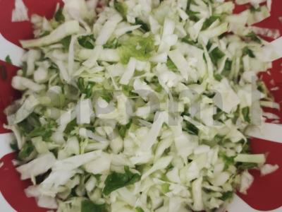 Namų „Cezaris“ su lapiniu salotu Žingsnis 6