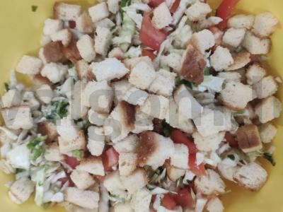 Namų „Cezaris“ su lapiniu salotu Žingsnis 10