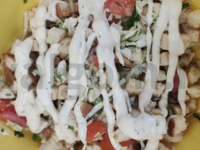 Namų „Cezaris“ su lapiniu salotu Žingsnis 11