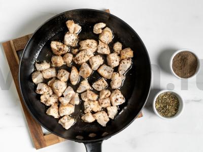 Brokoliai su vištiena Žingsnis 4