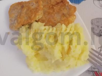 Kiaulienos kotletas su bulvių koše Žingsnis 12