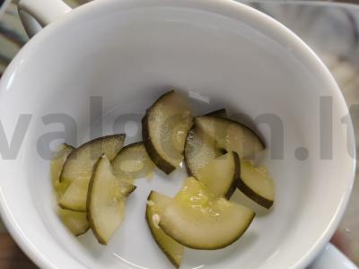 Šaltas sūrytas sriuba su vištiena Žingsnis 1