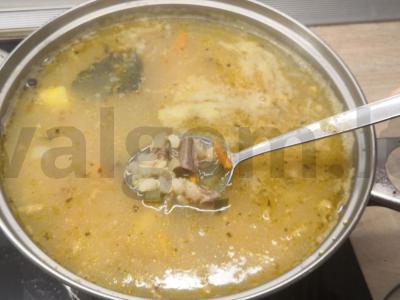 Tradicinė raugintų agurkų sriuba pagrindine nuotrauka