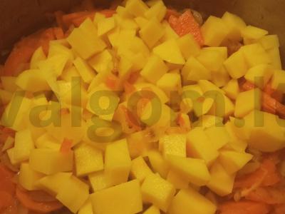 Šči su Pekino kopūstu Žingsnis 2