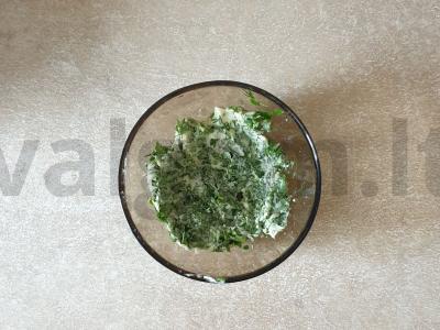 Kepta vištienos krūtinėlė su cukinija ir sūriu Žingsnis 2