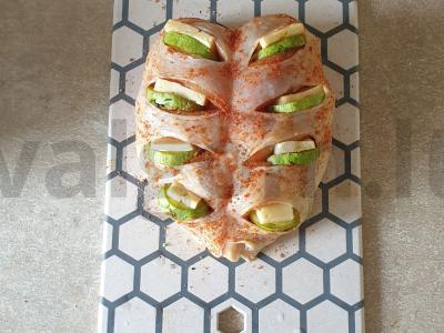 Kepta vištienos krūtinėlė su cukinija ir sūriu Žingsnis 4