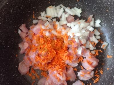 Grikių košė su mėsa pietums Žingsnis 1