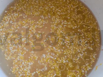 Kukurūzų sriuba su vištos kiaušinio baltymu Žingsnis 2