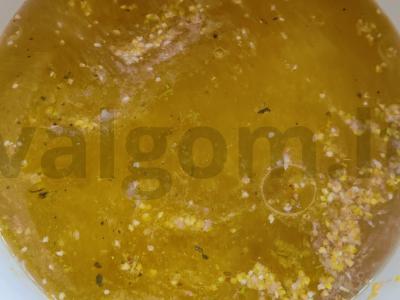 Kukurūzų sriuba su vištos kiaušinio baltymu Žingsnis 4