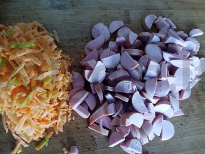 Mokyklinė padažas Žingsnis 1