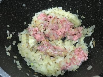 Makaronai su faršu Žingsnis 2