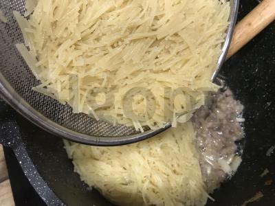 Makaronai su faršu Žingsnis 5