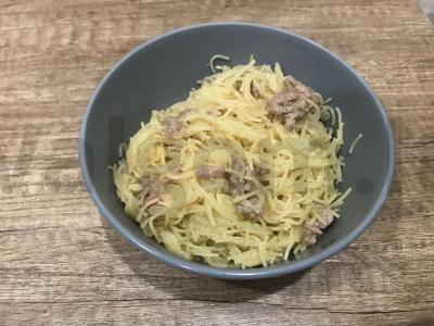 Makaronai su faršu pagrindine nuotrauka