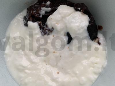 Kepinys su uogiene Žingsnis 1