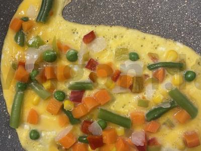 PP omletas Žingsnis 2